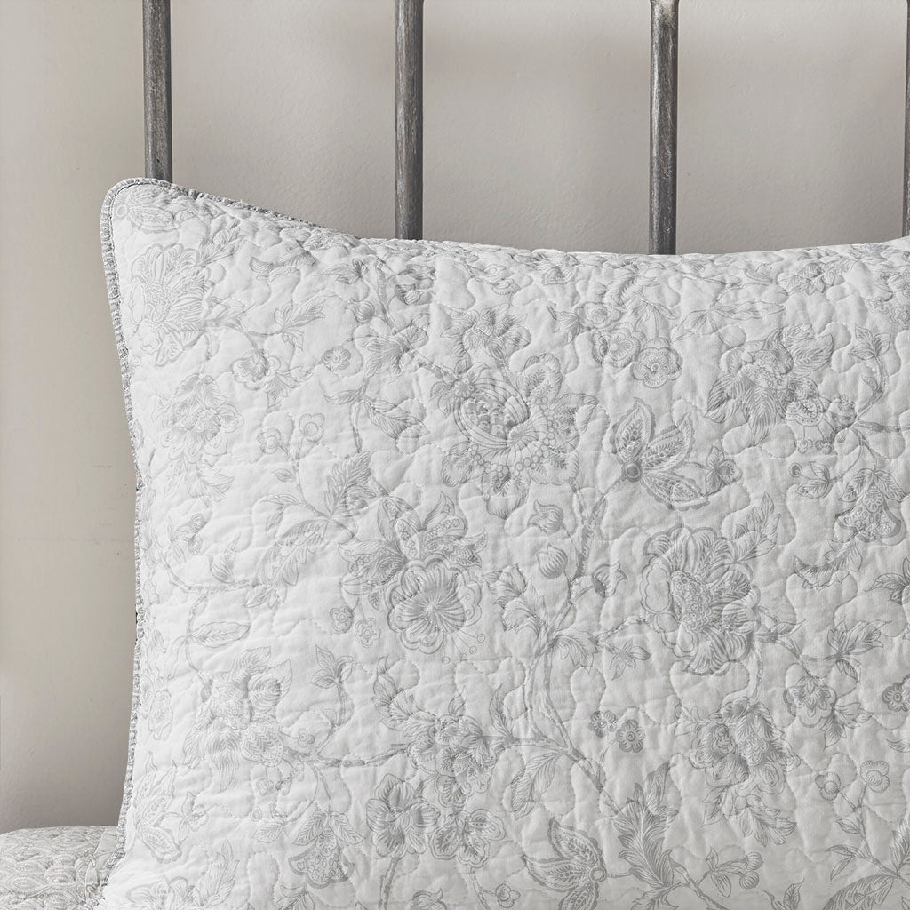 Amber 3 Piece Reversible Cotton Coverlet Set