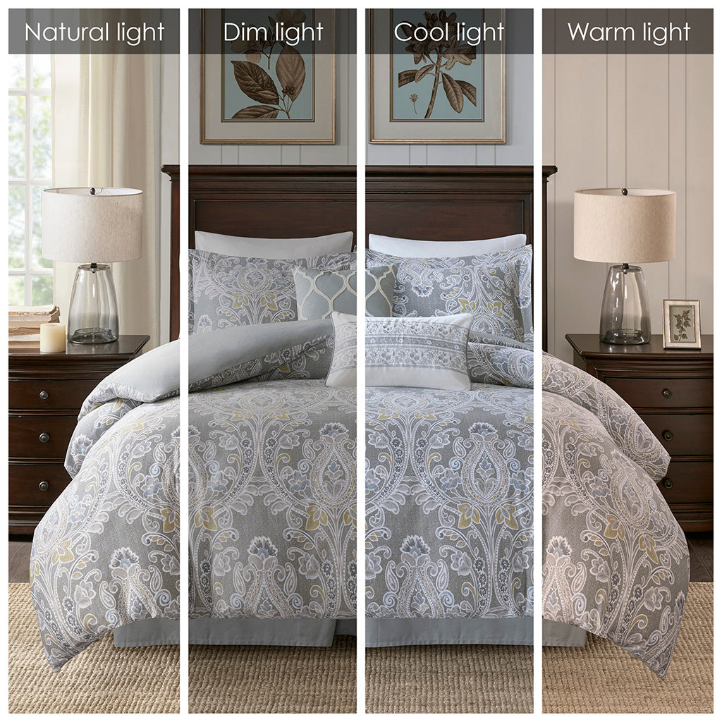 Hallie 6 Piece Cotton Comforter Set