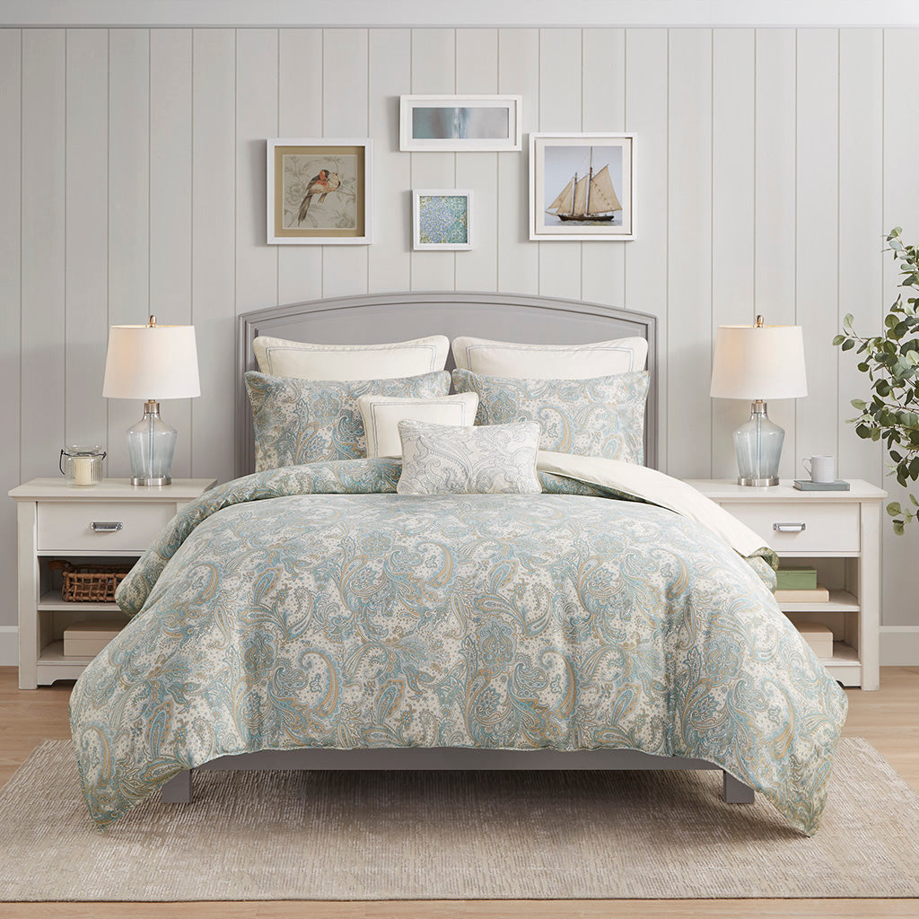 Chelsea 3 Piece Cotton Duvet Cover Set