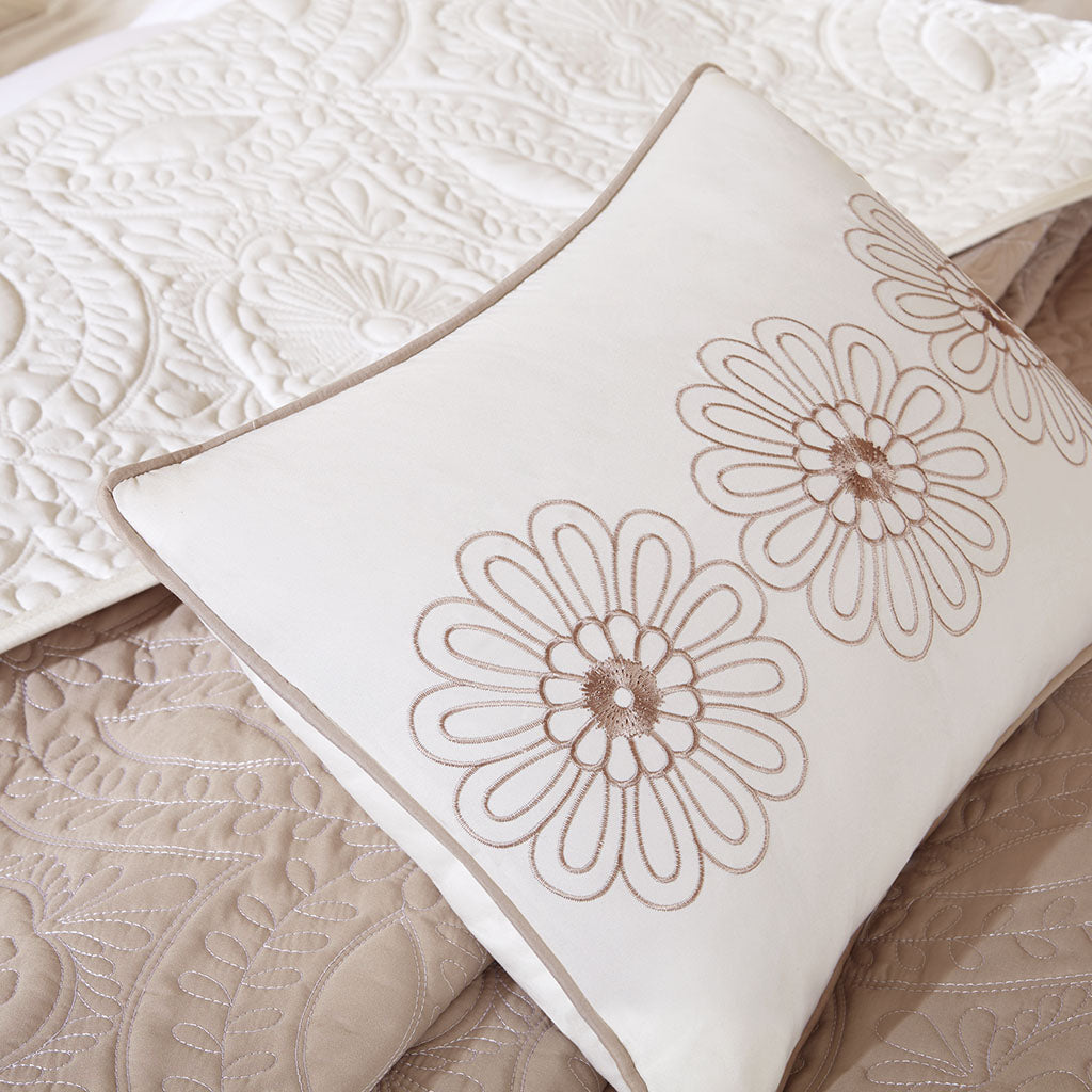 Ashbury 5 Piece Reversible Bedspread Set
