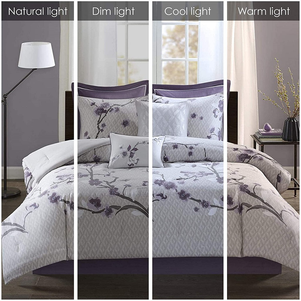 Holly 8 Piece Cotton Comforter Set