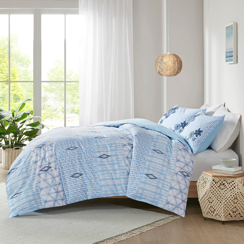Sadie 3 Piece Cotton Duvet Cover Set