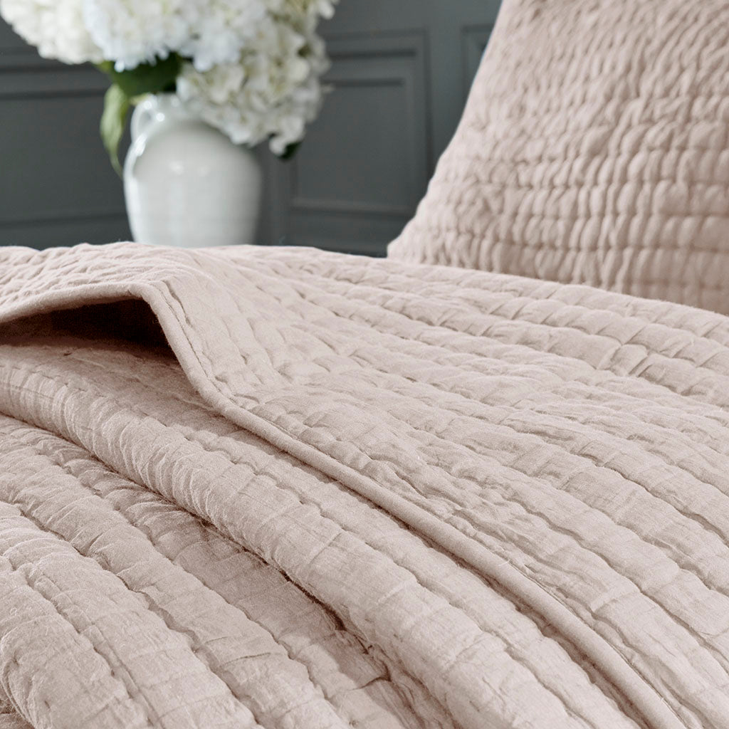 Serene 3 Piece Hand Quilted Cotton Quilt Set
