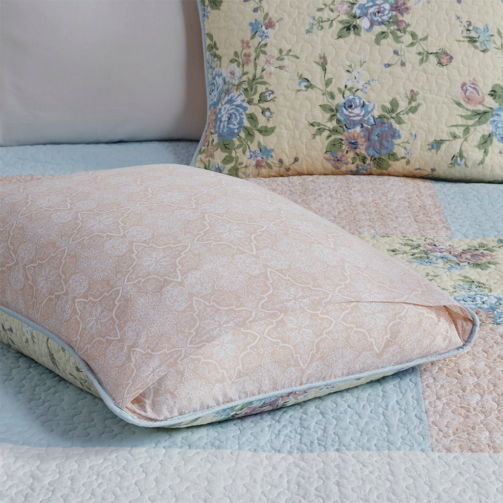 Gretchen 3 Piece Reversible Cotton Quilt Set