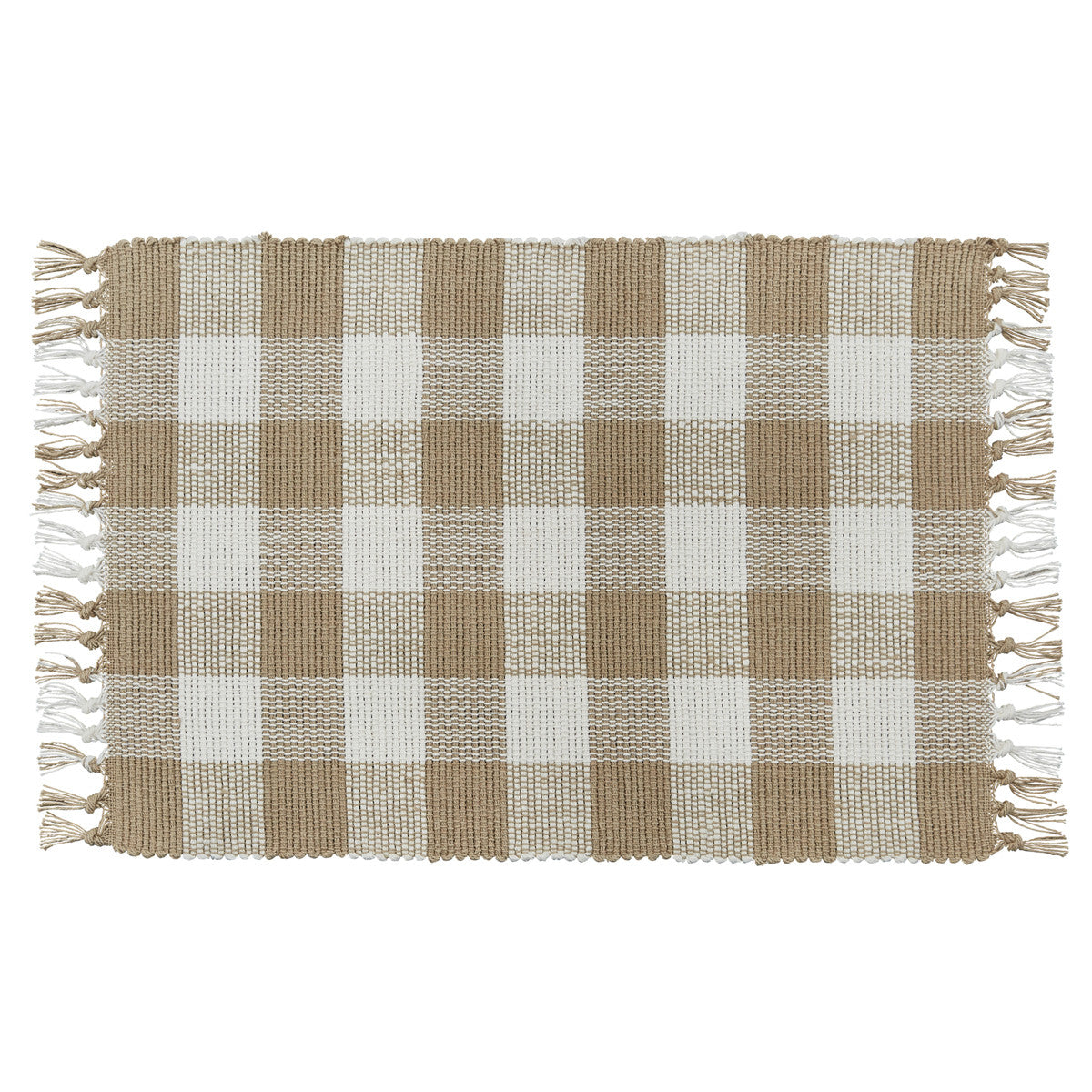 Wicklow Check Placemat Set-Natural