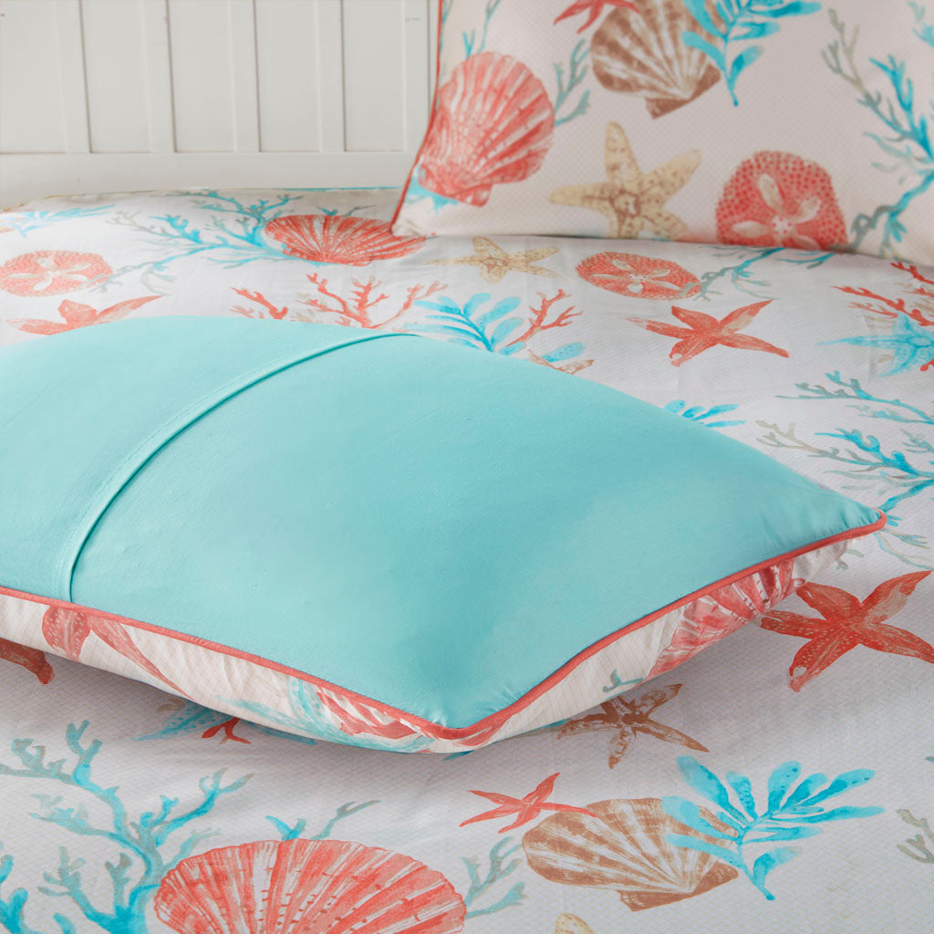 Pebble Beach 6 Piece Cotton Sateen Duvet Cover Set