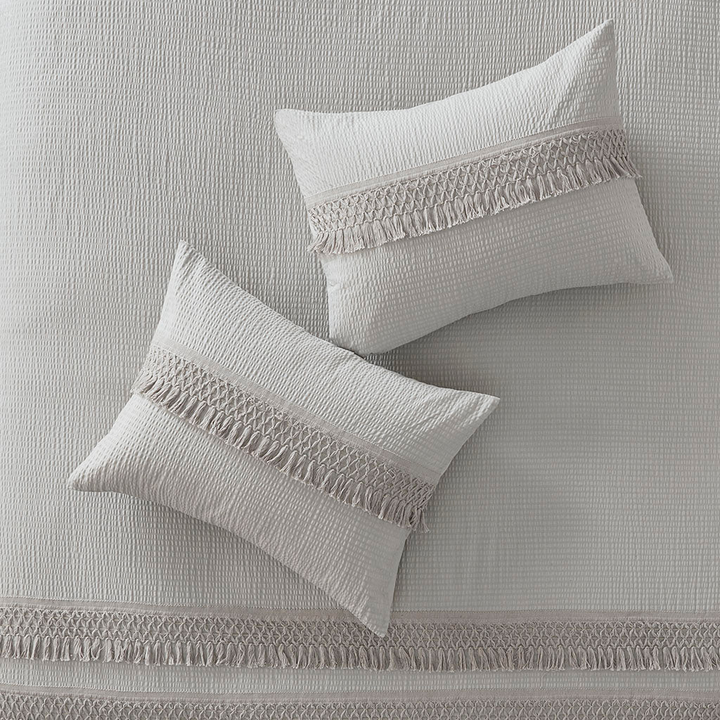 Amaya 3 Piece Cotton Seersucker Comforter Set