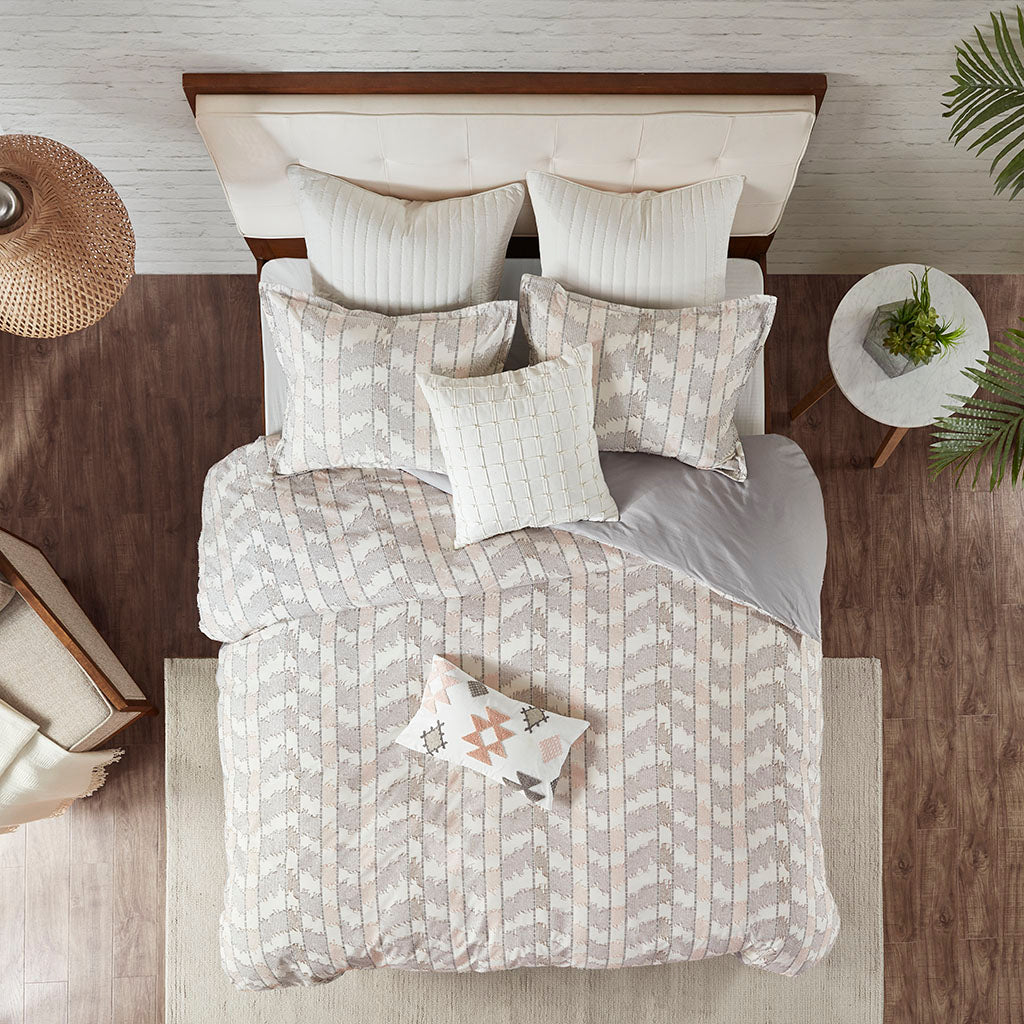 Suri Cotton Jacquard Duvet Cover Set