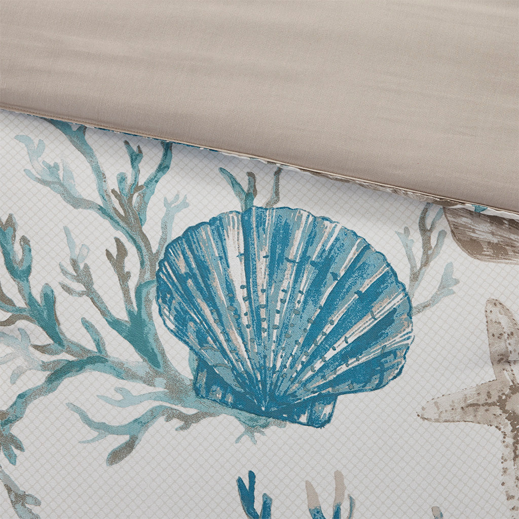 Pebble Beach 7 Piece Cotton Sateen Comforter Set