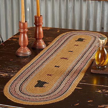 Heritage Farms Sheep Jute 48" Oval Runner