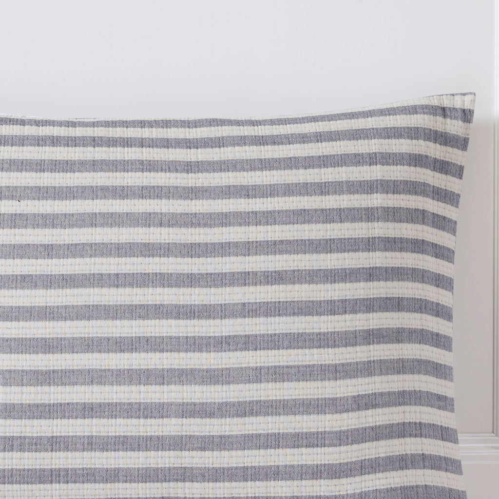 Brooks 5 Piece Oversized Cotton Stripe Comforter Set