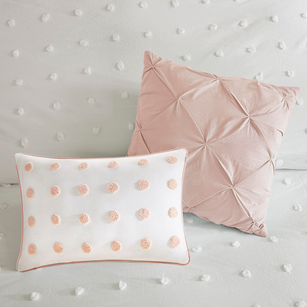 Myla 7 Piece Cotton Jacquard Duvet Cover Set