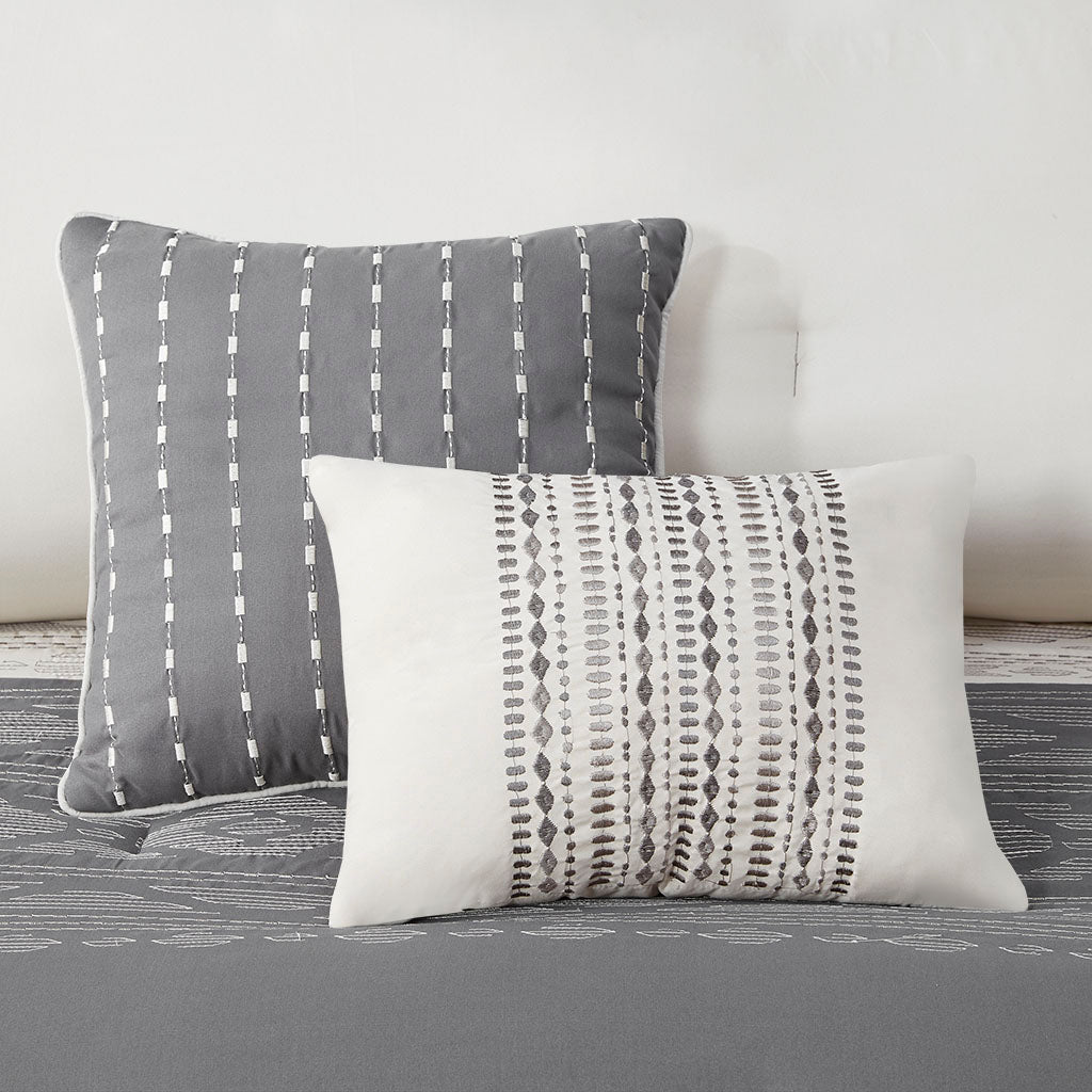Helena 8 Piece Embroidered Comforter Set