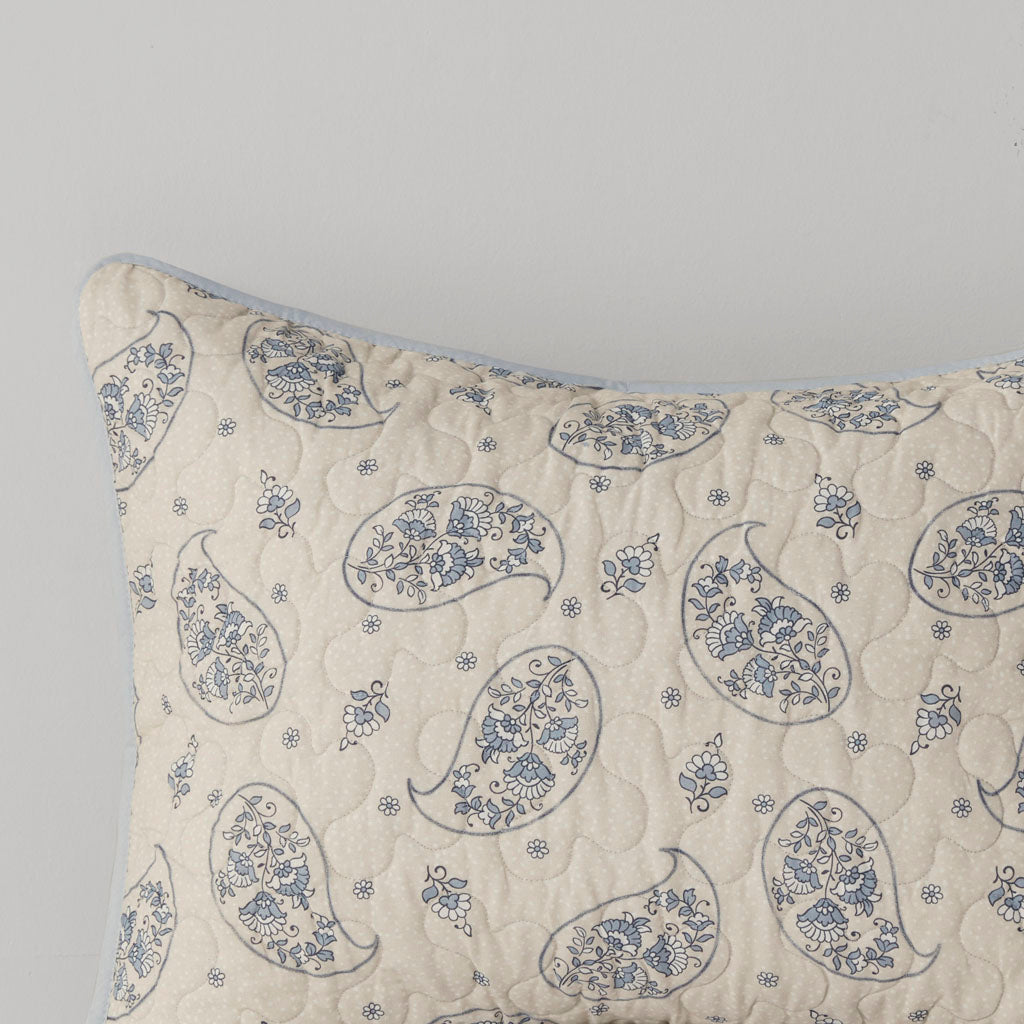 April 3 Piece Reversible Cotton Coverlet Set