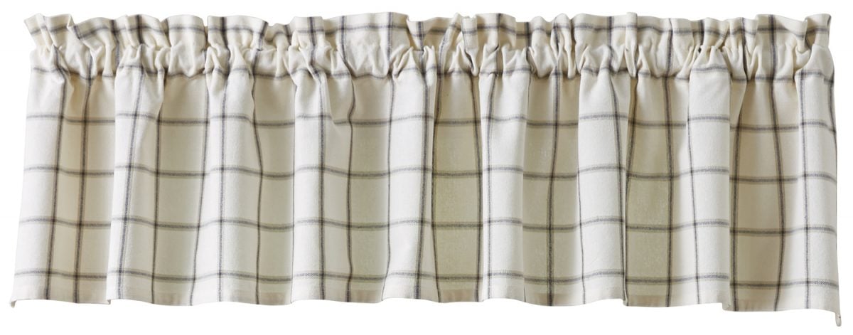 Merchantile Windowpane Valance
