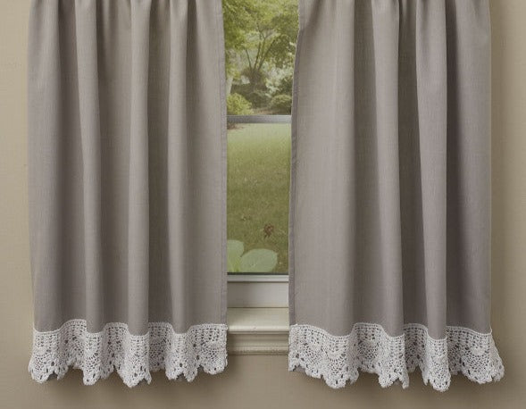 Vintage Crochet 63" Panels