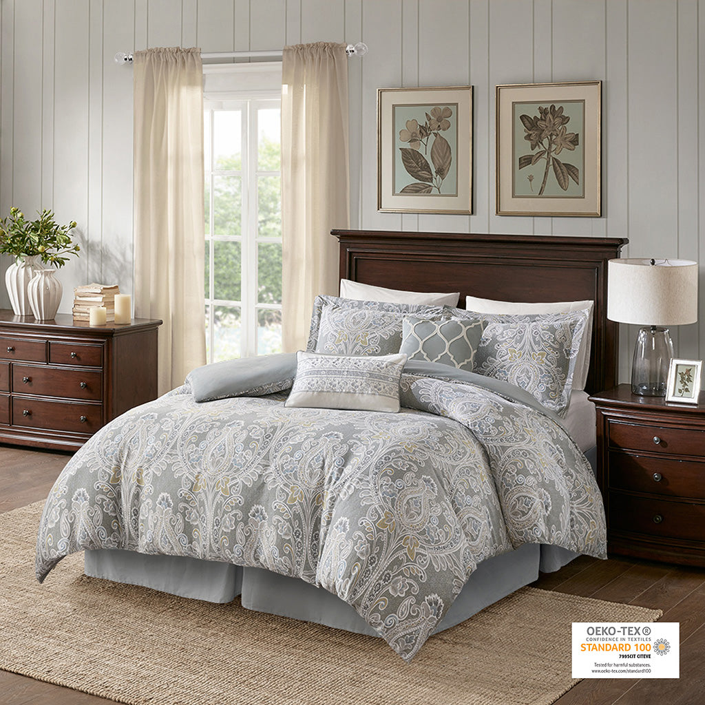 Hallie 6 Piece Cotton Comforter Set
