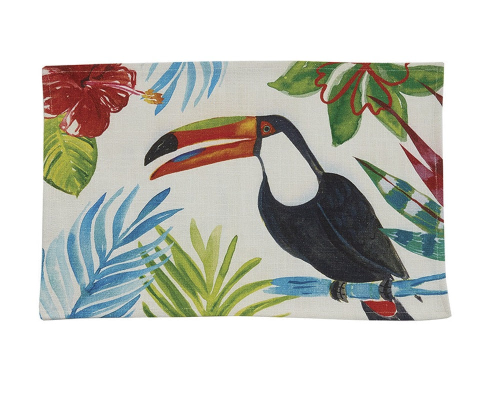 Tropical Paradise Toucan Placemat Set