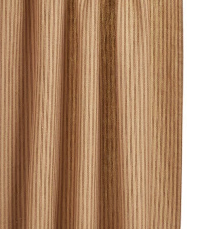 Sturbridge Patch Tickng 84" Panels-Wine