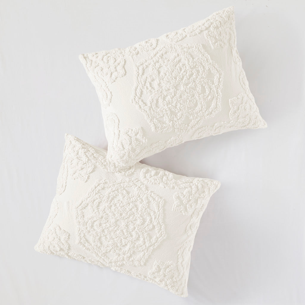 Laetitia 2 Piece Cotton Chenille Comforter Set