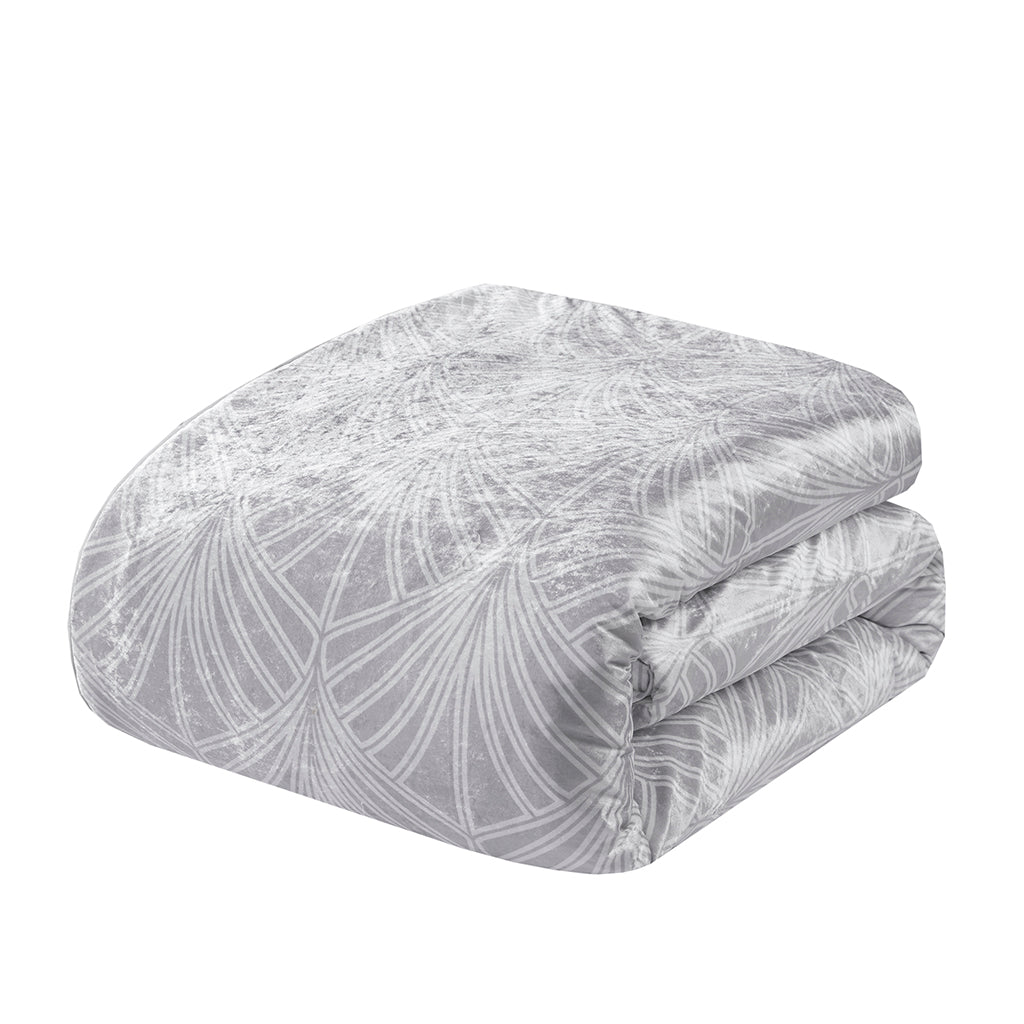 Kiona 5 Piece Crushed Velvet Comforter Set