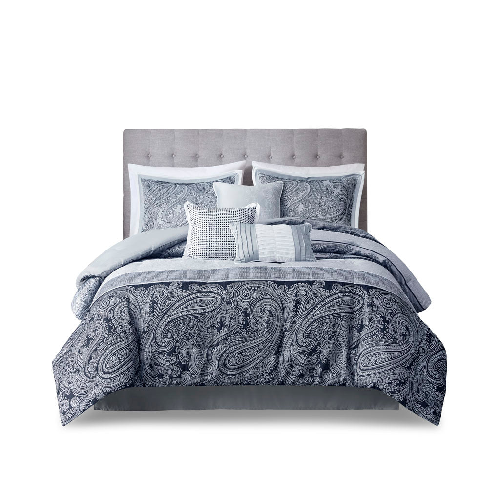 Neilsen 7 Piece Jacquard Comforter Set
