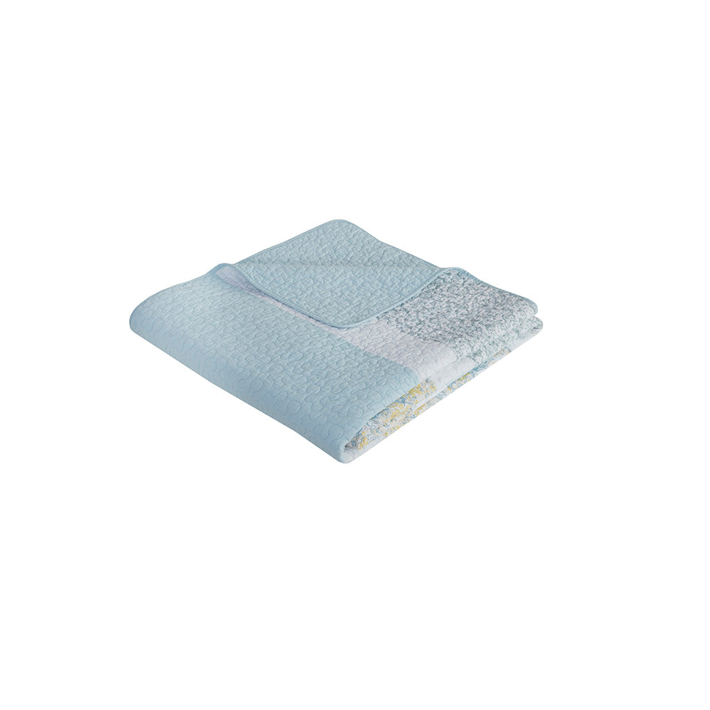Violet 3 Piece Cotton Quilt Set