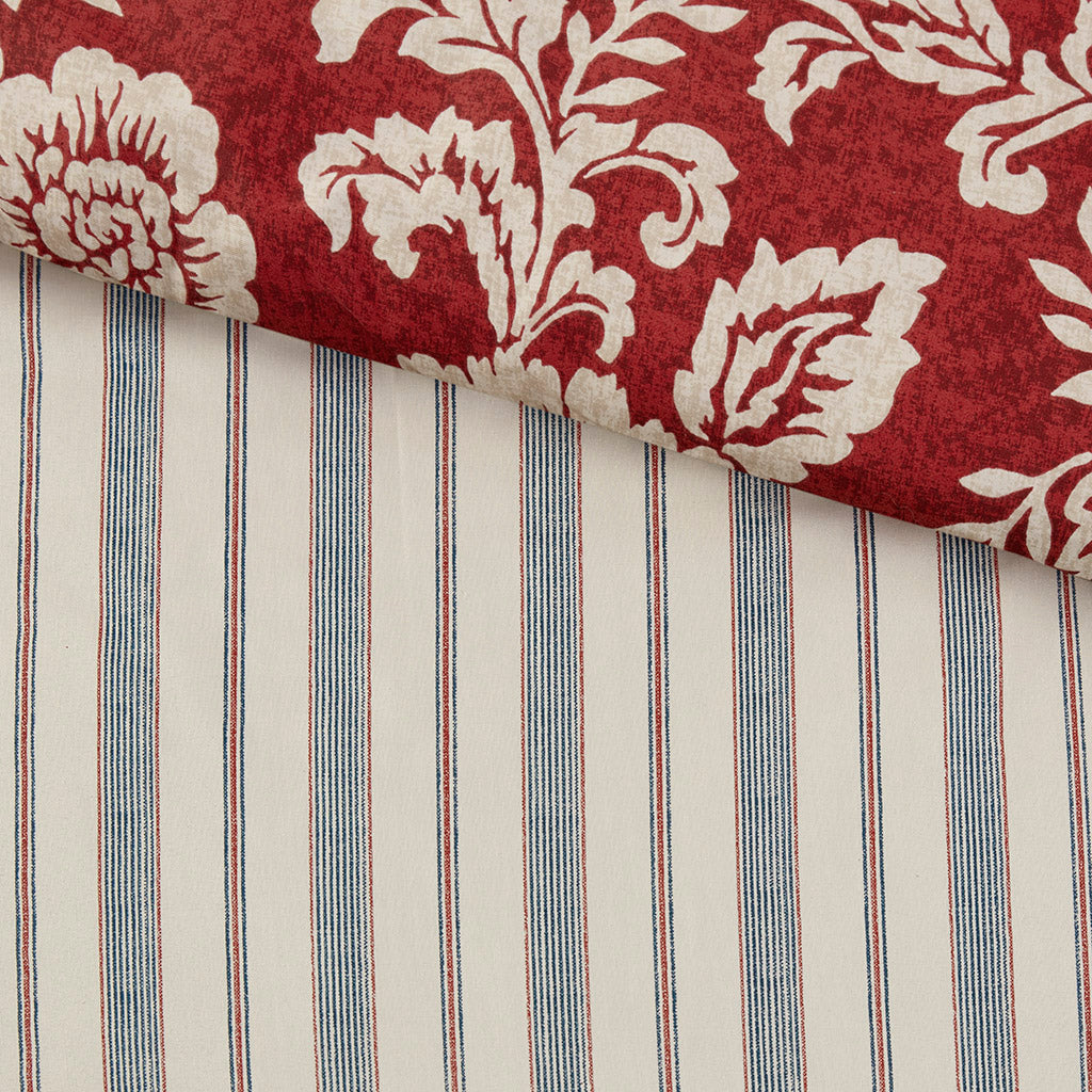 Lucy 9 Piece Cotton Twill Reversible Duvet Set