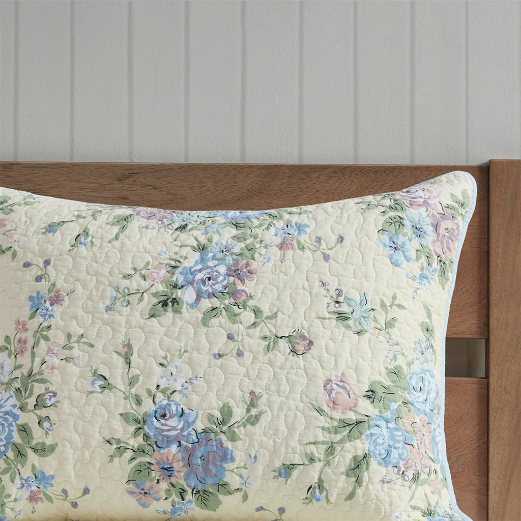 Gretchen 3 Piece Reversible Cotton Quilt Set