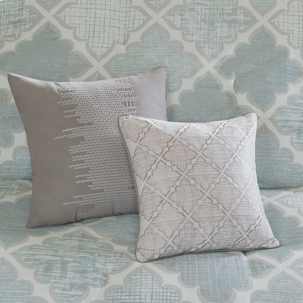 Cadence 9 Piece Cotton Sateen Comforter Set