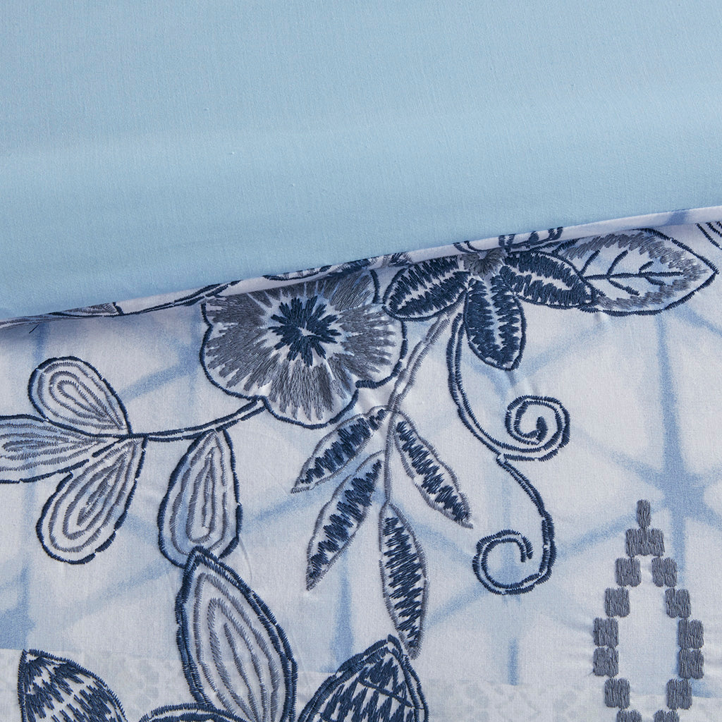 Sadie 3 Piece Cotton Duvet Cover Set