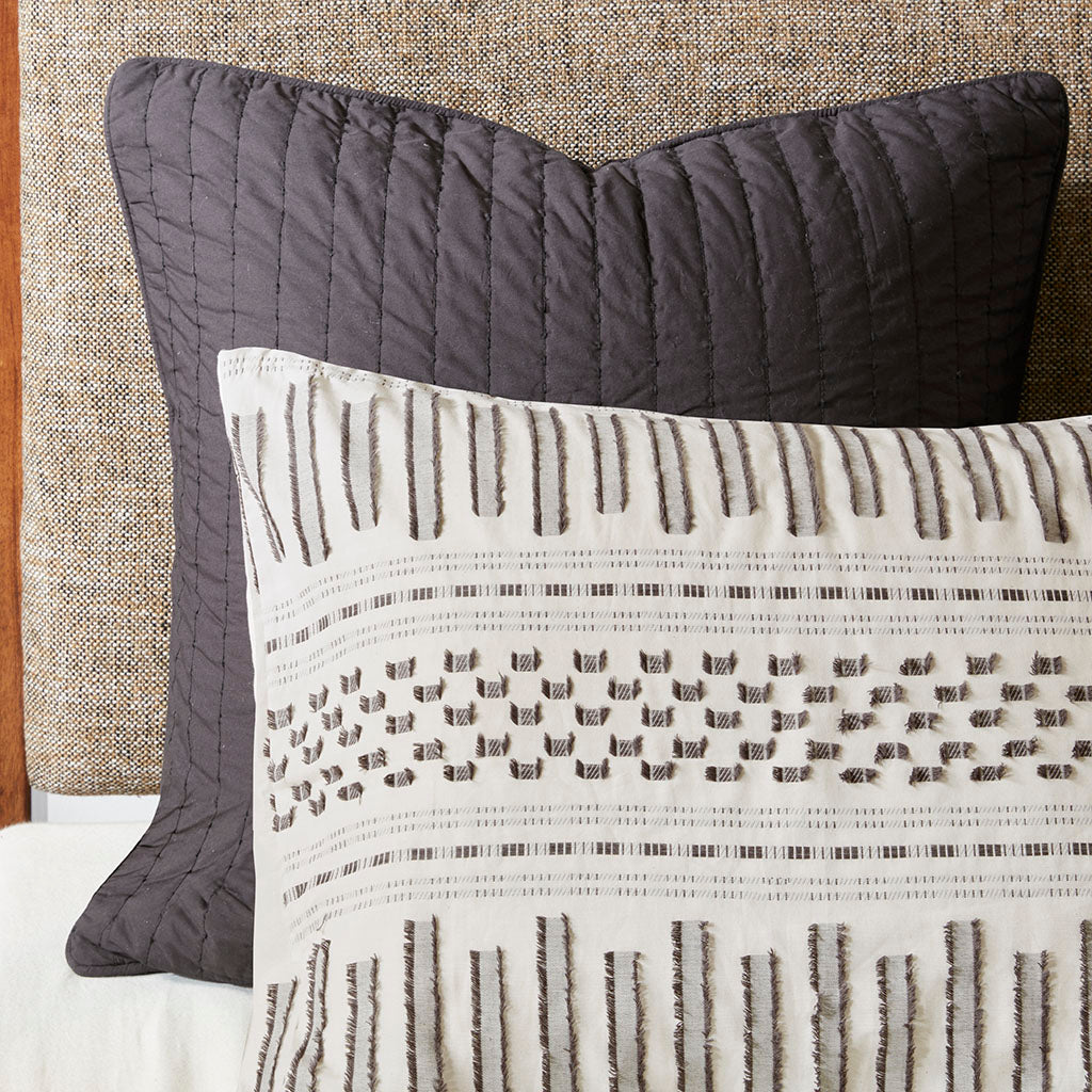 Rhea Cotton Jacquard Duvet Cover Set