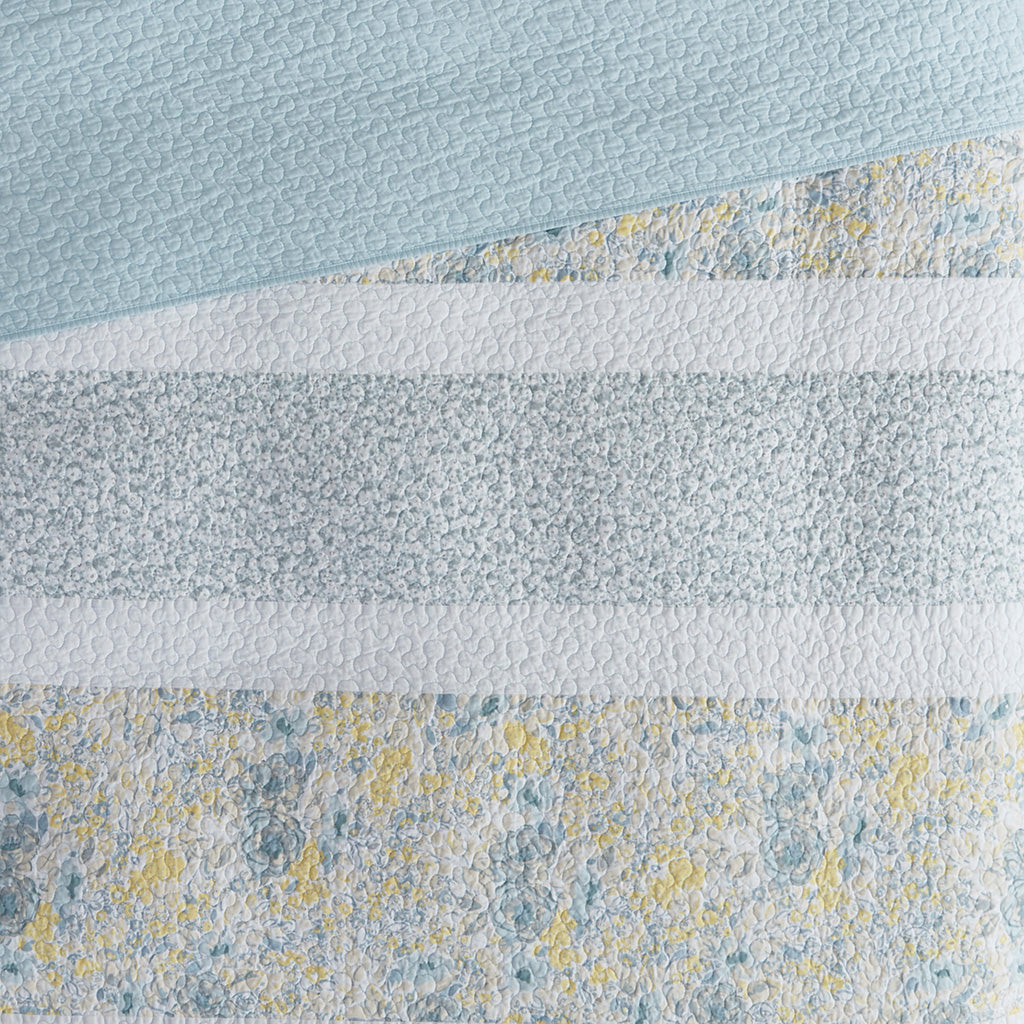 Violet 3 Piece Cotton Quilt Set