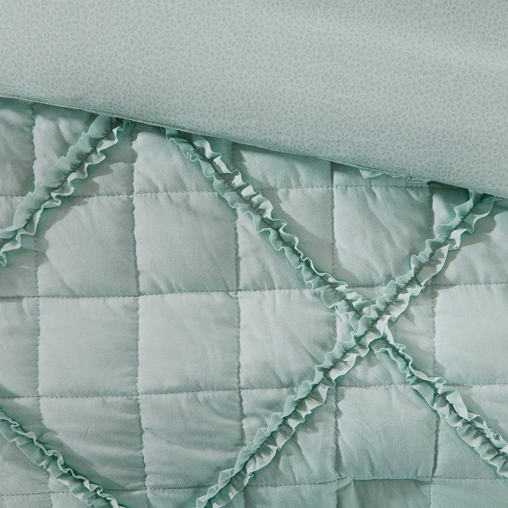 Mindy 9 Piece Cotton Percale Comforter Set