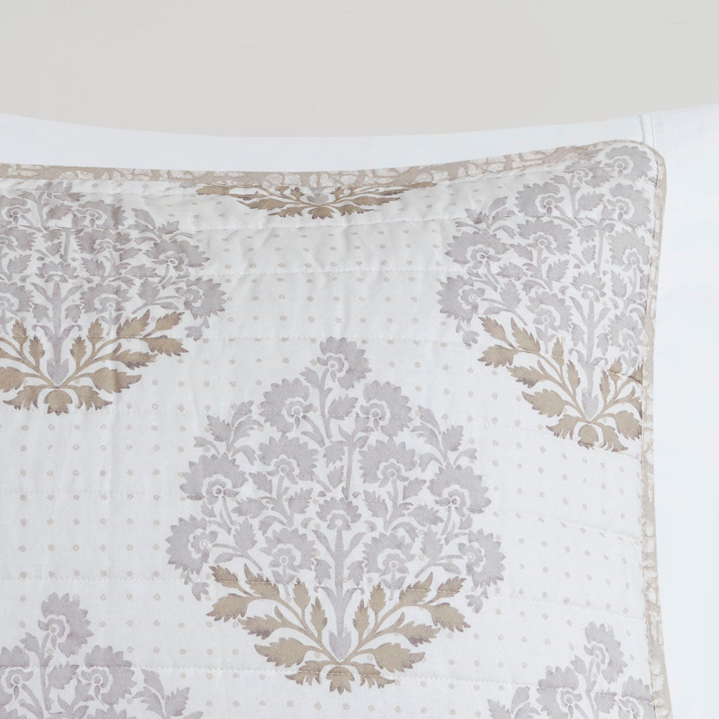 Suri 3 Piece Reversible Cotton Coverlet Set