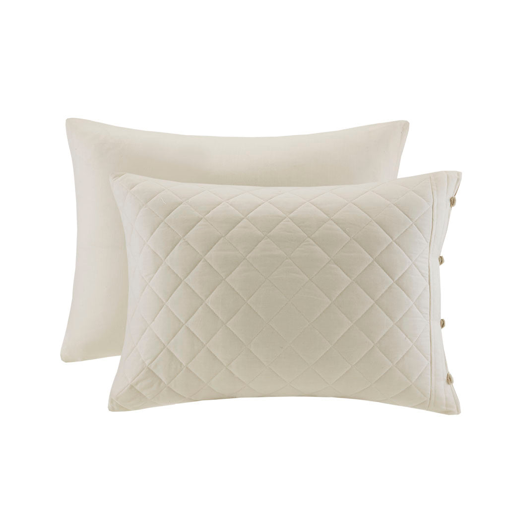 Breanna 4 Piece Cotton Reversible Tailored Bedspread Set
