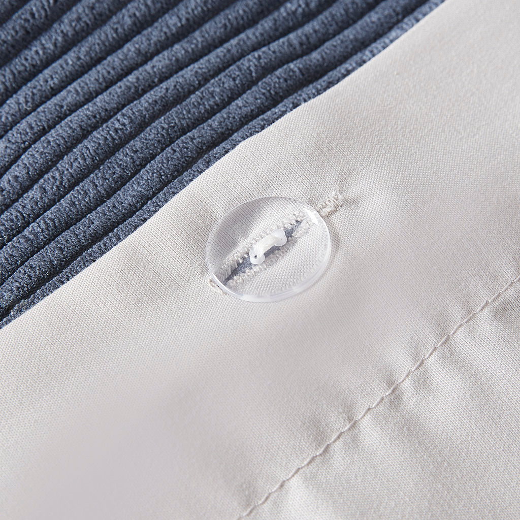 Andes 3 Piece Corduroy Duvet Cover Set