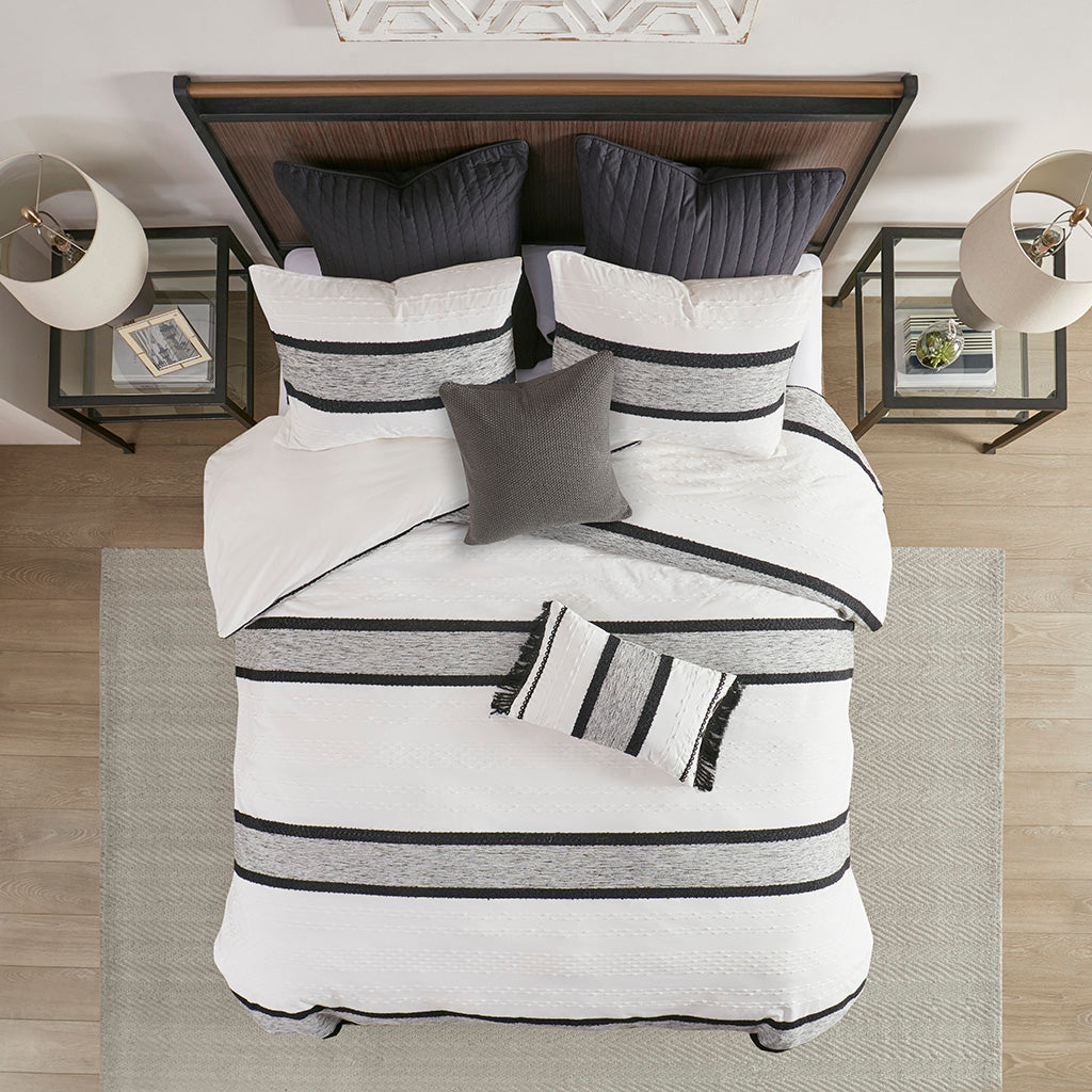Cole 3 Piece Cotton Jacquard Comforter Set