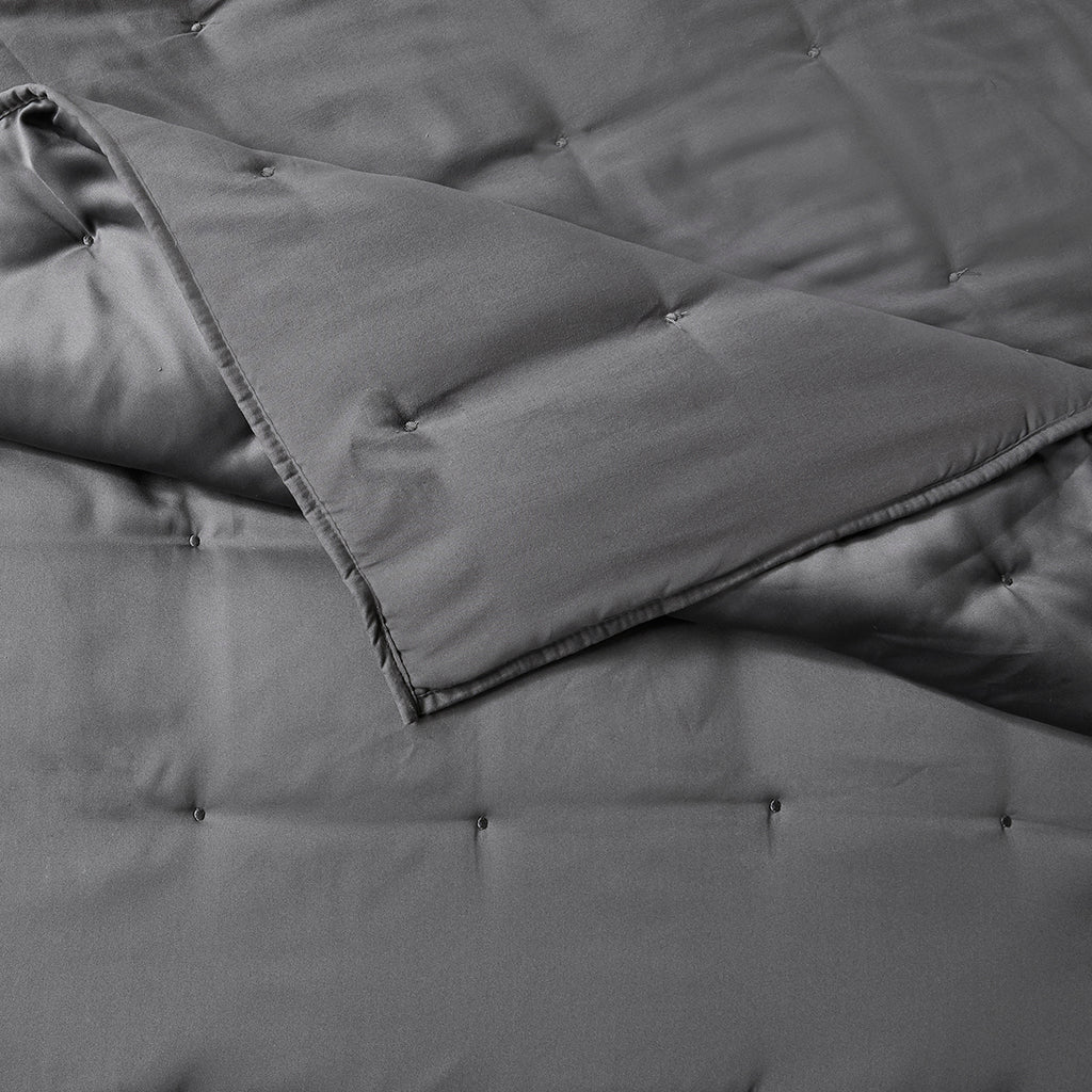 Ames 3 Piece Charmeuse Coverlet set