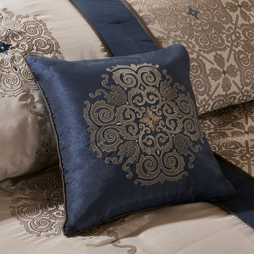 Donovan 7 Piece Jacquard Comforter Set