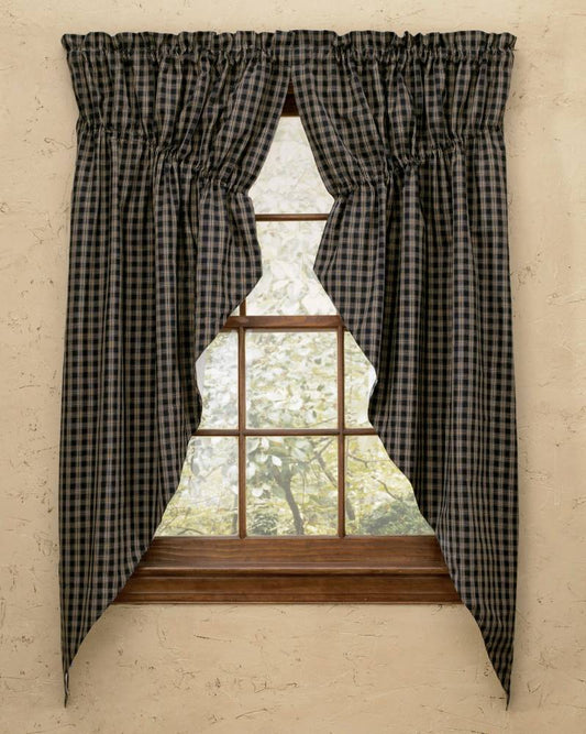 Sturbridge Gathered Swag-Black