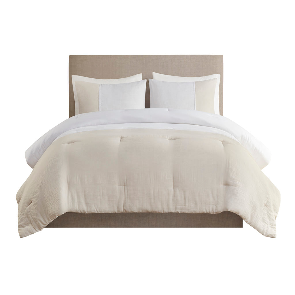 Miro 3 Piece Gauze Oversized Comforter Set