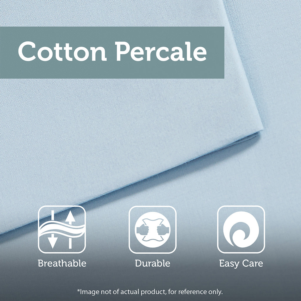 Mindy 9 Piece Cotton Percale Comforter Set