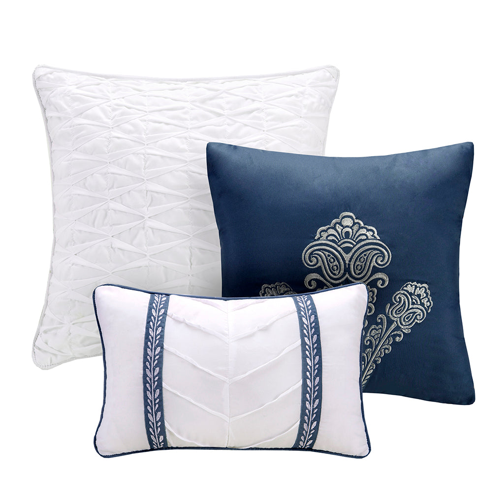 Rachel 6 Piece Reversible Quilted Coverlet Set