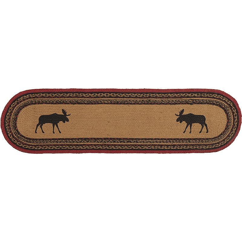 Cumberland Moose Jute 48" Oval Runner
