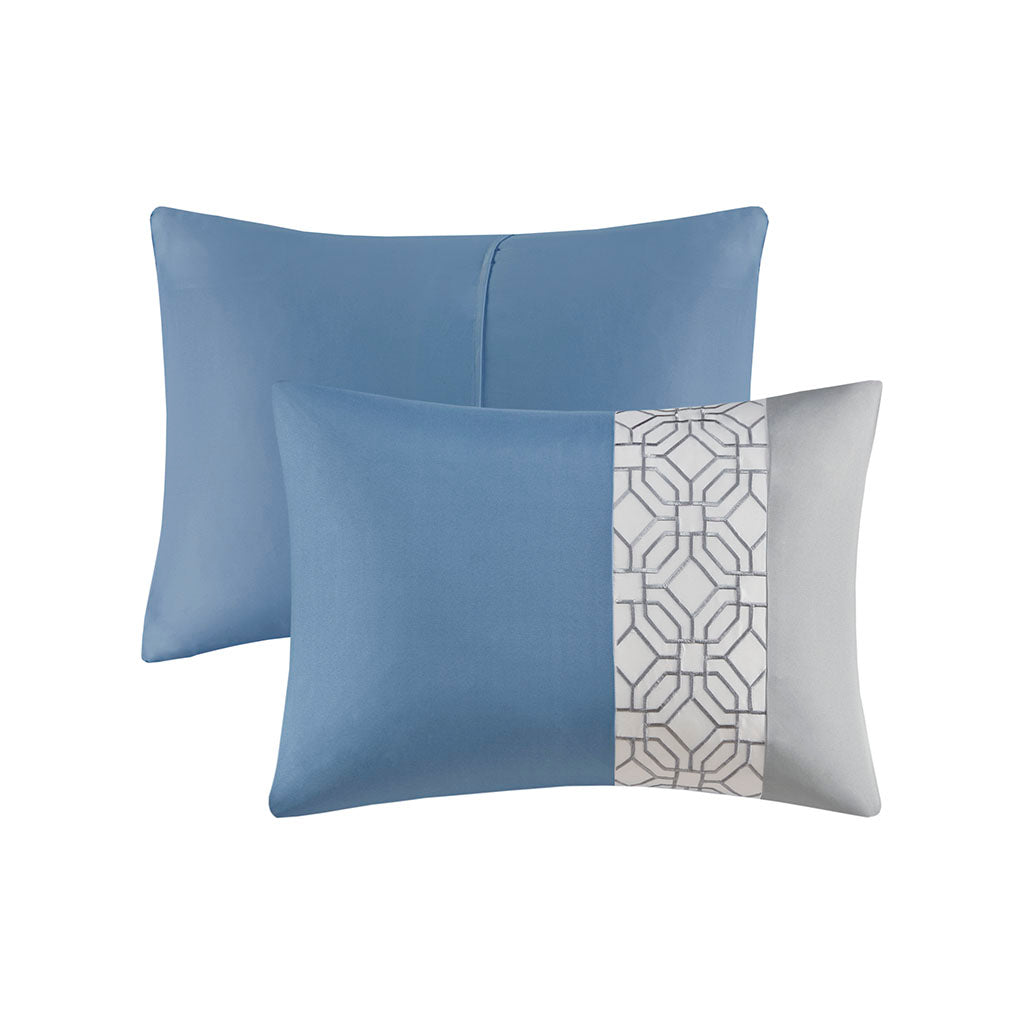 Donnell Embroidered 5 Piece Comforter Set