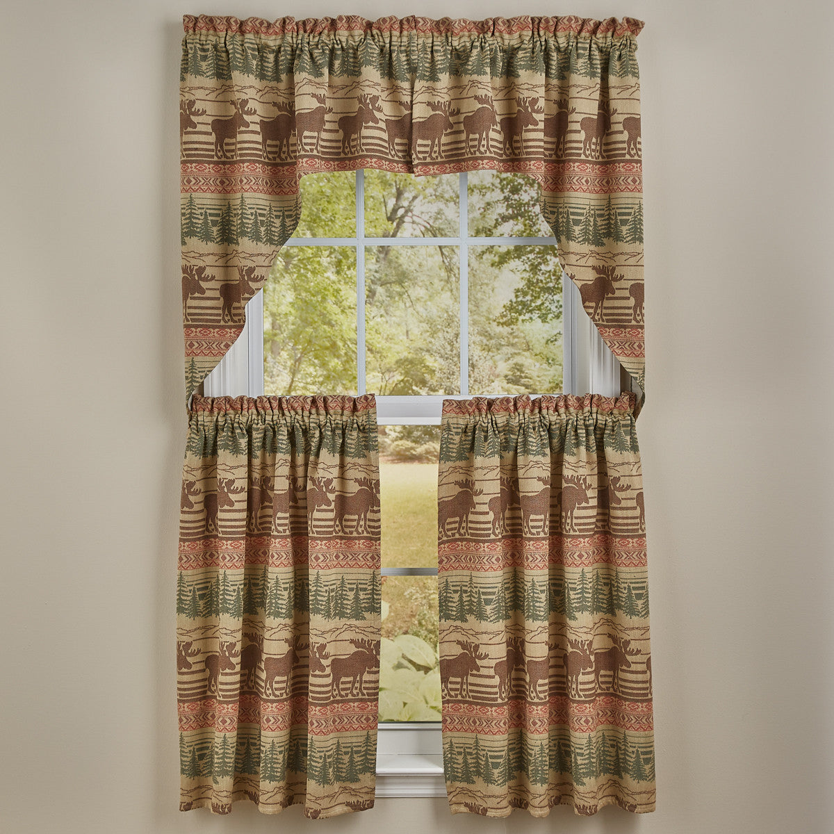 Moose Jacquard Tiers 72X36