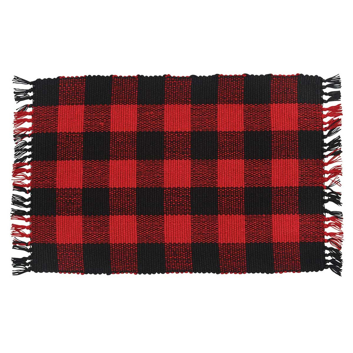 Buffalo Check Yarn Placemat Set