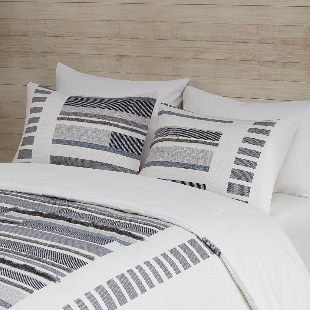 Serena 3 Piece Comforter Set w/ trims
