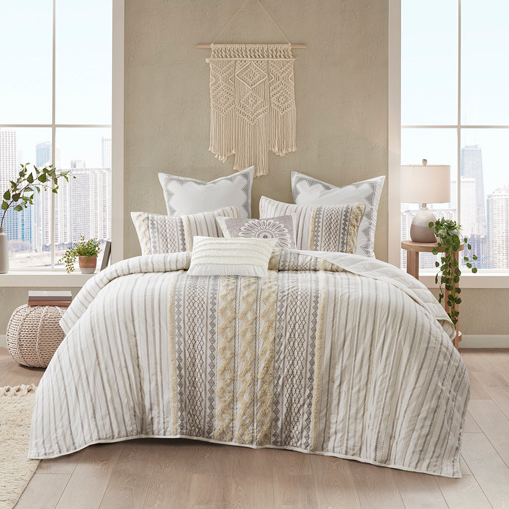 Imani Cotton 3 Piece Coverlet Set